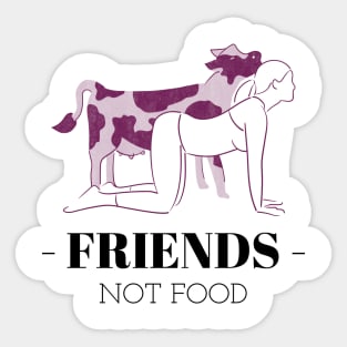 Vegan for animals Sticker